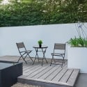 Chaise d'extérieur pliante en acier et textilène Bizzotto Martinez Vente