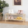 Étagère à chaussures ouverte 2 étagères en bois d'épicéa Stilo Vente