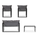 Gartenset mit 2 Sesseln, Sofa und Tisch Bizzotto Ilda Rabatte