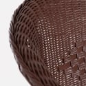 Fauteuil de jardin en rotin tressé Bizzotto Alliss 