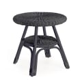 Runder Gartentisch 52cm aus geflochtenem Rattan Bizzotto Alliss Aktion
