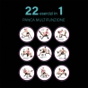Banc de fitness abdominaux multifonctions 22en1 pliable Power Fit Modèle