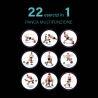 Banc de fitness abdominaux multifonctions 22en1 pliable Power Fit Caractéristiques