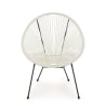 Fauteuil d'extérieur en corde design spaghetti Bizzotto Parker Prix
