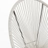 Fauteuil d'extérieur en corde design spaghetti Bizzotto Parker Achat