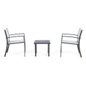 Salotto da giardino 2 sedie moderne con tavolino 45x45cm Bizzotto Auri Caratteristiche