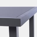 Salon de jardin 2 chaises modernes avec table 45x45cm Bizzotto Auri 