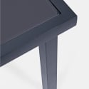 Salotto da giardino 2 sedie moderne con tavolino 45x45cm Bizzotto Auri 