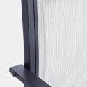 Salotto da giardino 2 sedie moderne con tavolino 45x45cm Bizzotto Auri 