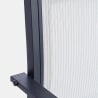 Salotto da giardino 2 sedie moderne con tavolino 45x45cm Bizzotto Auri 