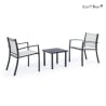 Salotto da giardino 2 sedie moderne con tavolino 45x45cm Bizzotto Auri Offerta