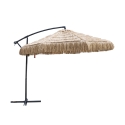 Seitlicher Garten-Sonnenschirm 3m Rattan-Effekt Kiso Plus Aktion