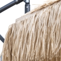 Seitlicher Garten-Sonnenschirm 3m Rattan-Effekt Kiso Plus Verkauf