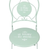 Ensemble table et 2 chaises pliantes d'extérieur vert Le Regole dell'Aperitivo Offre