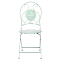 Ensemble table et 2 chaises pliantes d'extérieur vert Le Regole dell'Aperitivo Remises