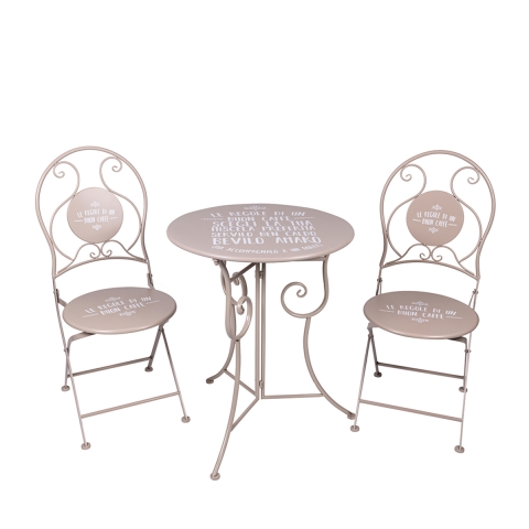 Garten-Set: 2 klappbare Stühle Le Regole di un Buon Caffè Aktion
