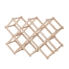 Porte-bouteilles pliable en bois de pin 53x17x38 Vintor Promotion