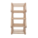 Porte-bouteilles pliable en bois de pin 53x17x38 Vintor Réductions