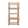 Porte-bouteilles pliable en bois de pin 53x17x38 Vintor Réductions