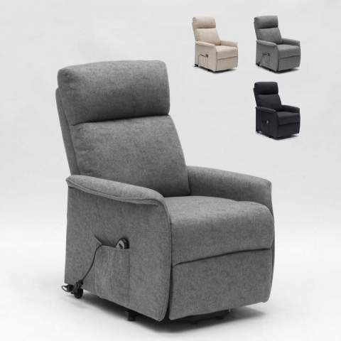 Fauteuil relax électrique inclinable avec releveur et roulettes Giorgia Promotion