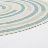 Tappeto per esterno interno ovale verde blu beige Bizzotto Nour Vendita