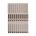 Tappeto per esterno interno in poliestere grigio marrone beige Hada Promozione