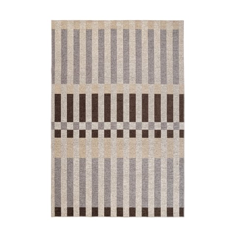 Outdoor-Teppich und Indoor-Teppich aus Polyester in Grau, Braun, Beige Hada Aktion
