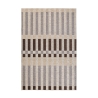 Tappeto per esterno interno in poliestere grigio marrone beige Hada Promozione