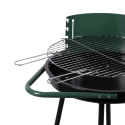 Holzkohlegrill mit Rädern und verstellbarem Rundrost Ø 48cm Kivra Rabatte