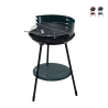 Barbecue a carbonella rotondo griglia Ø 42cm regolabile in altezza Zafro Promozione