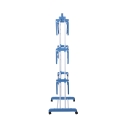 Metall-Wäscheturm mit klappbaren Flügeln und Rollen Towerdry Sales