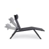 Chaise longue de jardin inclinable avec coussin Bizzotto Krion 