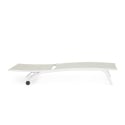 Chaise longue de jardin inclinable avec roues Cleopas Caractéristiques
