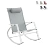 Fauteuil à bascule design moderne pour extérieur Bizzotto Demid New Offre