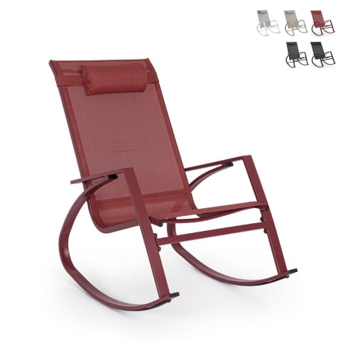 Fauteuil à bascule design moderne pour extérieur Bizzotto Demid New Promotion