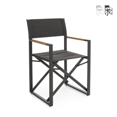 Chaise de réalisateur pliable en aluminium pour jardin Bizzotto Lagun Promotion