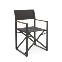 Set 2 sedie da regista pieghevoli in alluminio per giardino Bizzotto Lagun Sconti
