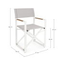 Set 2 sedie da regista pieghevoli in alluminio per giardino Bizzotto Lagun Acquisto