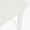 Moderner Gartentisch 160x90cm aus Aluminium Bizzotto Nebula Lagerbestand