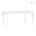 Table d'extérieur moderne 160x90cm en aluminium Bizzotto Nebula Promotion