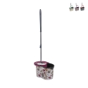 Mop nettoyant sol avec tête ronde et seau 16L Limpio Prix