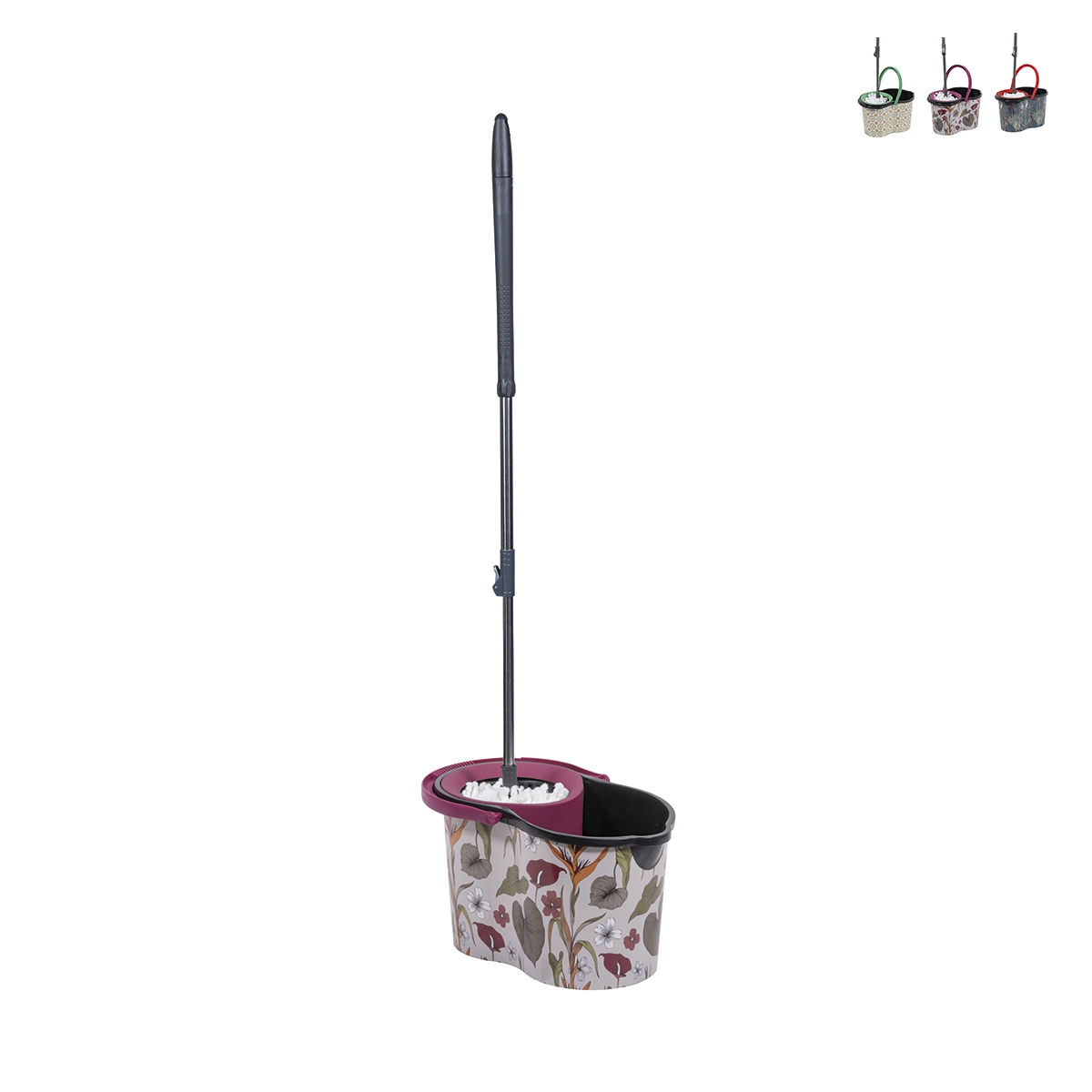 Mop nettoyant sol avec tête ronde et seau 16L Limpio Prix Mop nettoyant sol avec tête ronde et seau 16L Limpio Prix