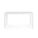 Table d'extérieur moderne rectangulaire 130x68cm en aluminium Bizzotto Hilde Catalogue