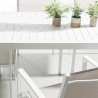 Table d'extérieur moderne rectangulaire 130x68cm en aluminium Bizzotto Hilde Caractéristiques