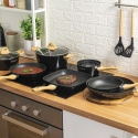 Batteria di pentole 10 pezzi in alluminio antiaderente Fuji Vendita
