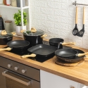 10-teiliges Kochgeschirr-Set aus antihaftbeschichtetem Aluminium Fuji Auswahl