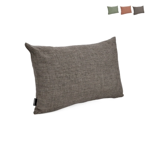 Coussin d'extérieur rectangulaire 60x40 cm déperlant mélangé Merve Promotion