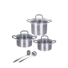 Batterie de cuisine 8 pièces accessoires en acier inoxydable 18/0 Sovra Promotion