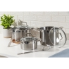 Batterie de cuisine 8 pièces accessoires en acier inoxydable 18/0 Sovra Choix