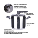 Autocuiseur 7L en inox compatible induction Vasko Modèle